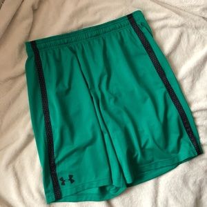 Green Under Armour shorts